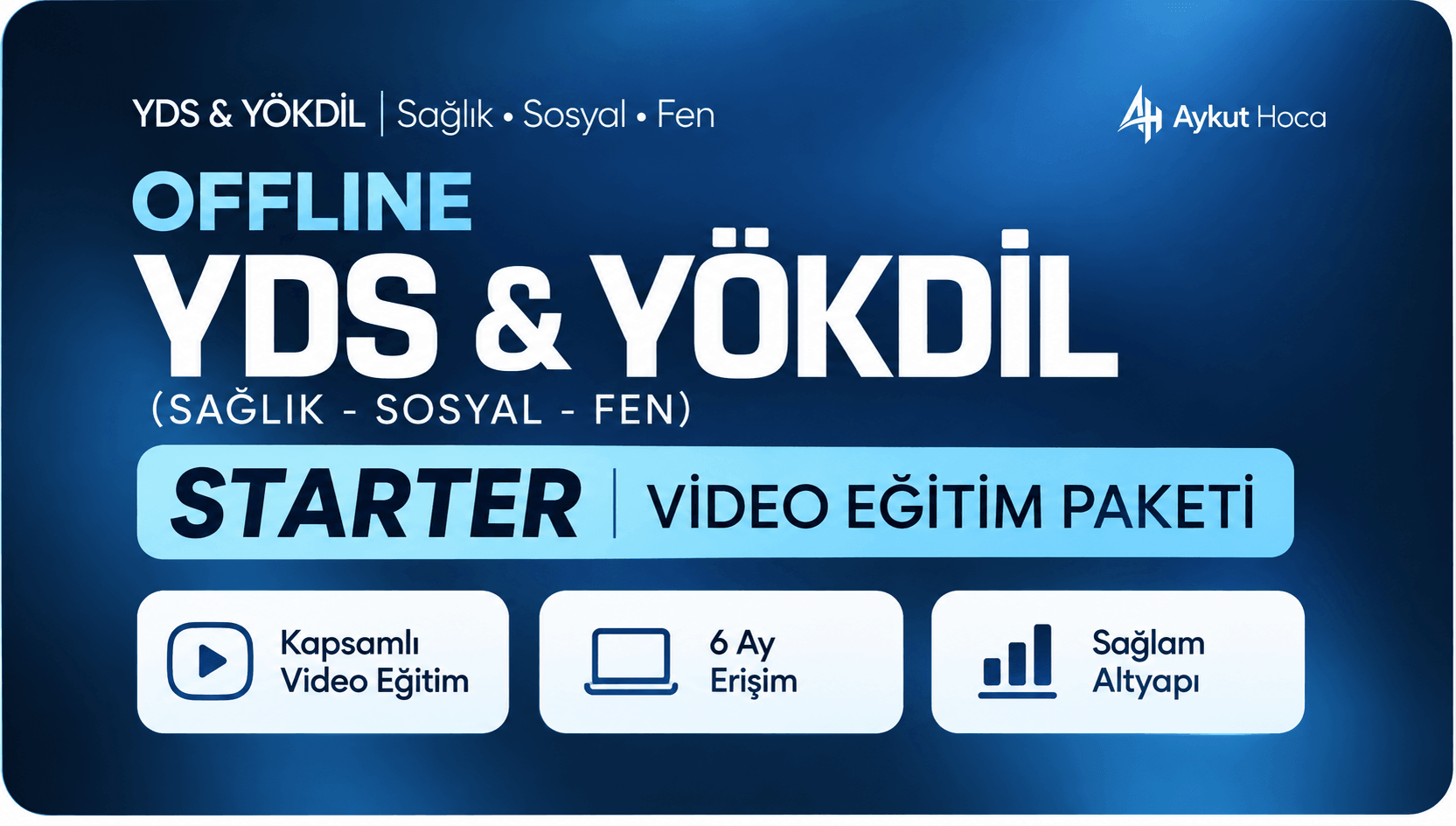 YDS & Yökdil Fen & Sosyal & Sağlık Hazırlık ve Soru Çözüm Paketi